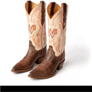 Limited edition Whataburger Justin leather Cowboy Boots. Never worn. Size 8